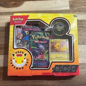 Pokemon Yellow and Orange 2026 Pikachu Trading Card Game Box Set